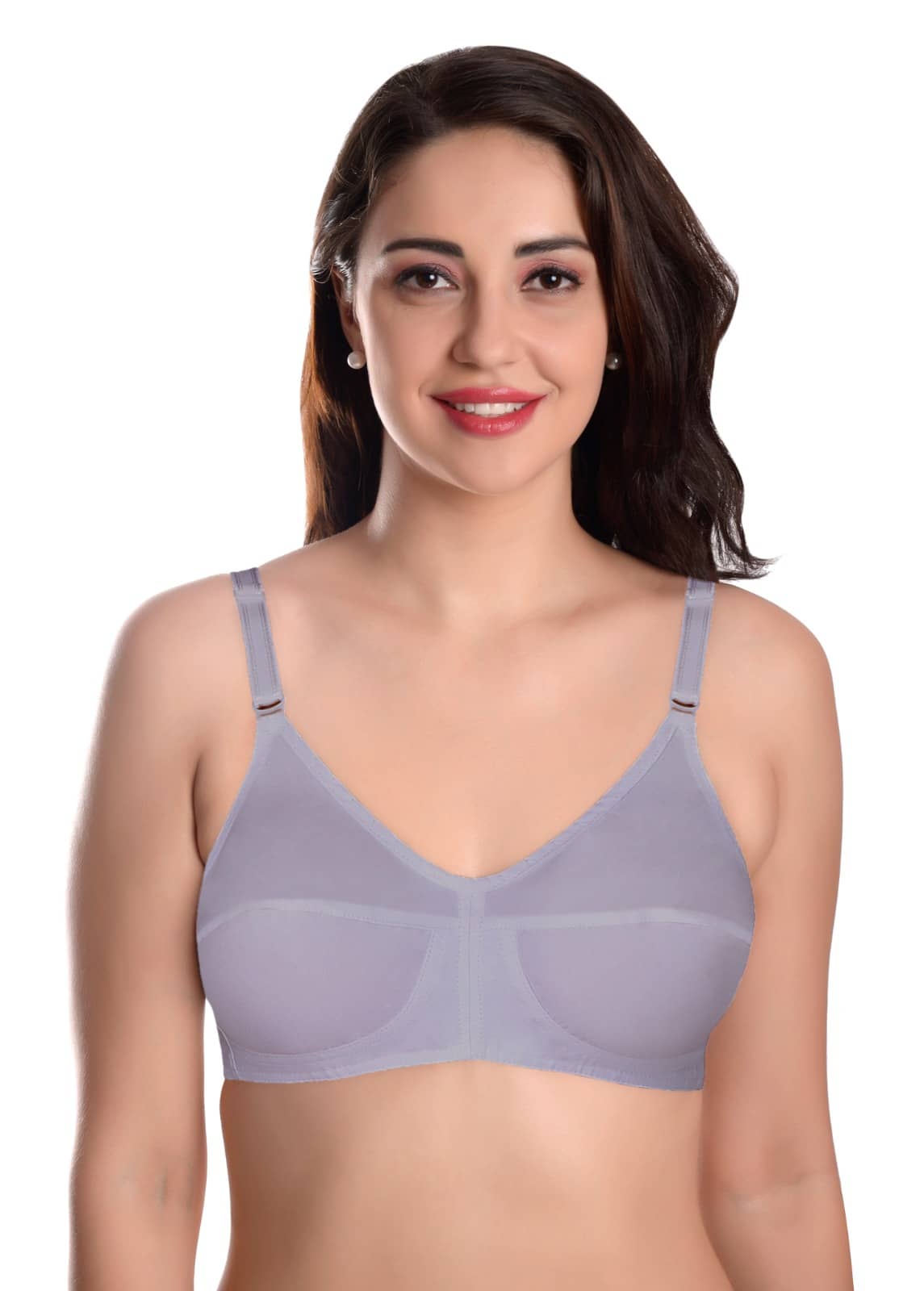 Featherline Pack of 1 Cotton Non Padded Everyday Bra For Women ( Magenta )