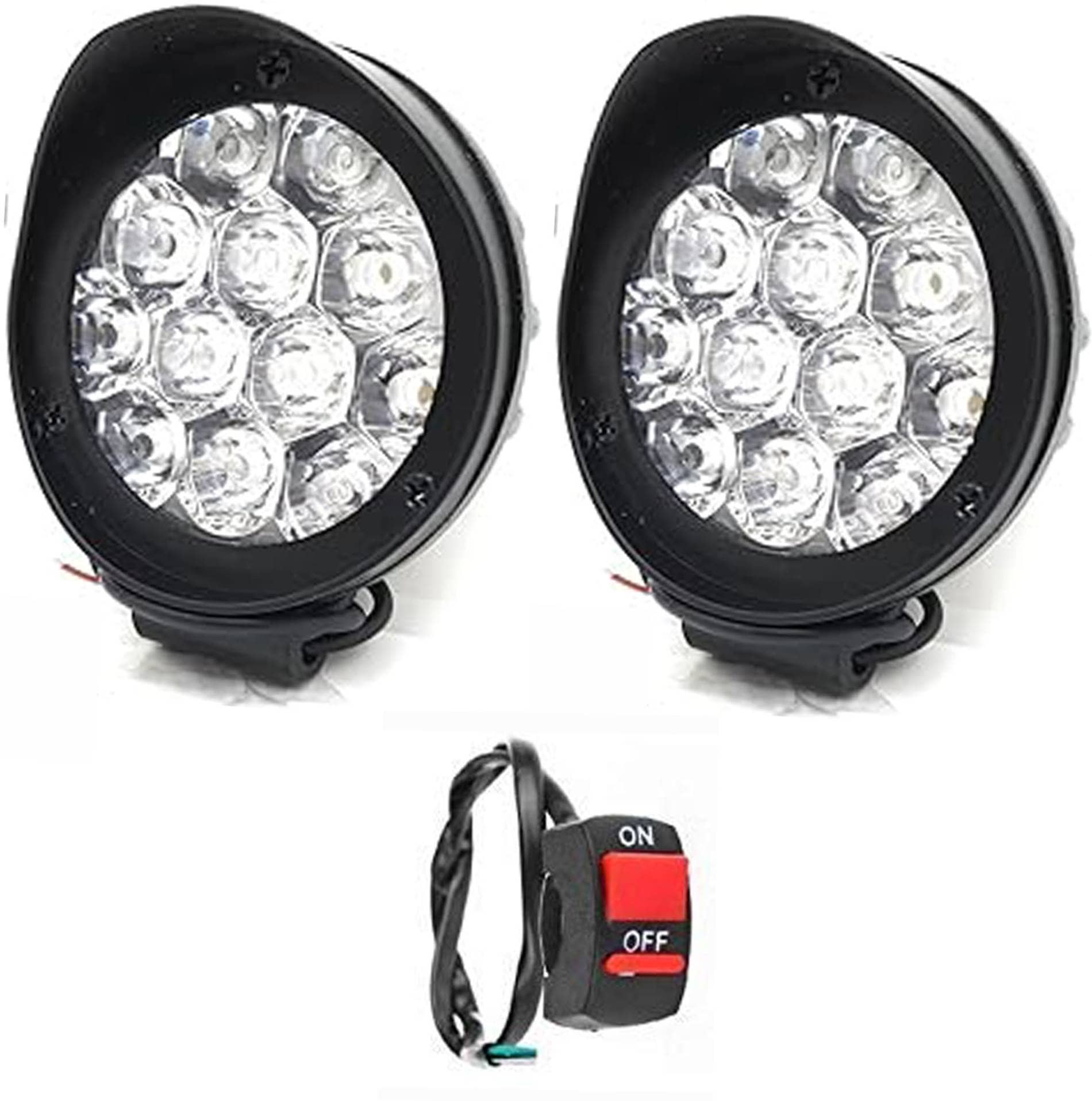 Generik Bike Light Fog Light For All Bike Make ( Pack of 1 )