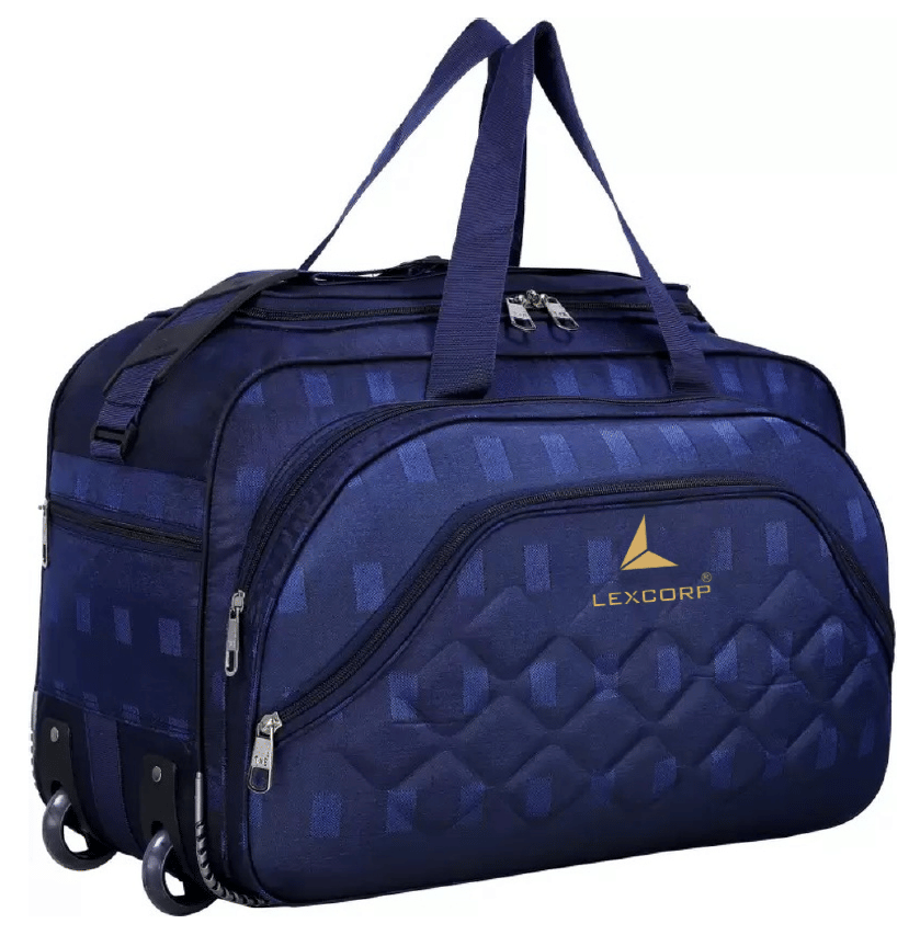 LEXCORP 60 Ltrs Red Polyester Duffle Bag