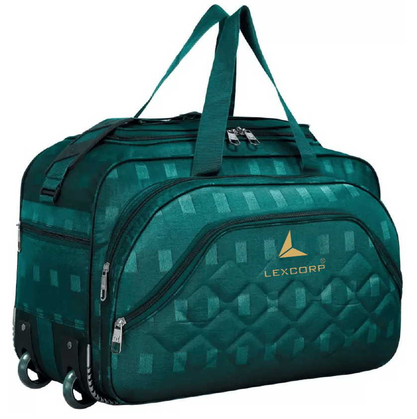 LEXCORP 60 Ltrs Red Polyester Duffle Bag