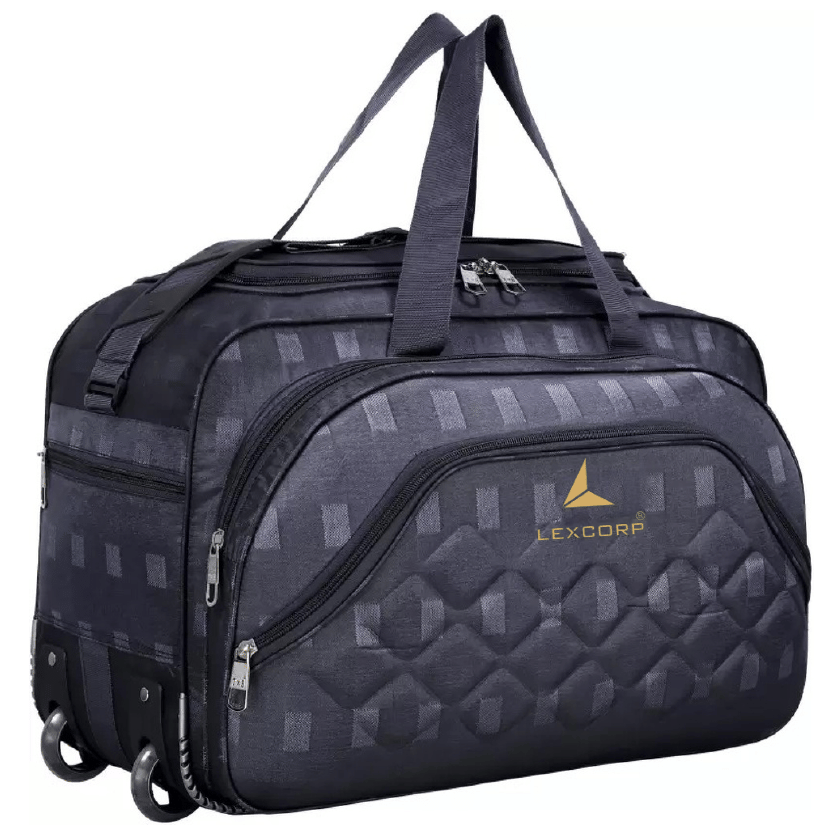 LEXCORP 60 Ltrs Red Polyester Duffle Bag