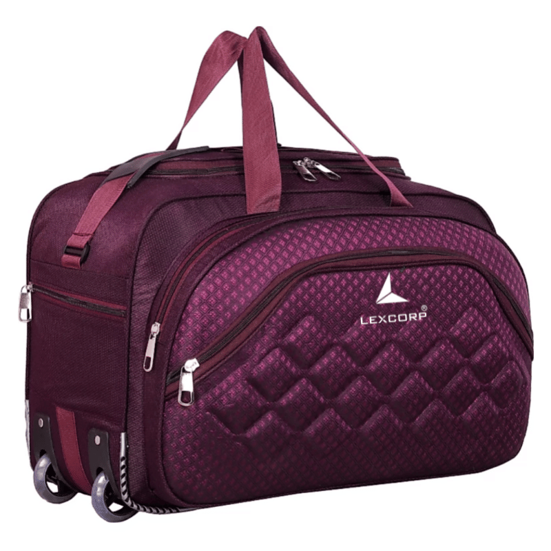 LEXCORP 60 Ltrs Blue Polyester Duffle Bag