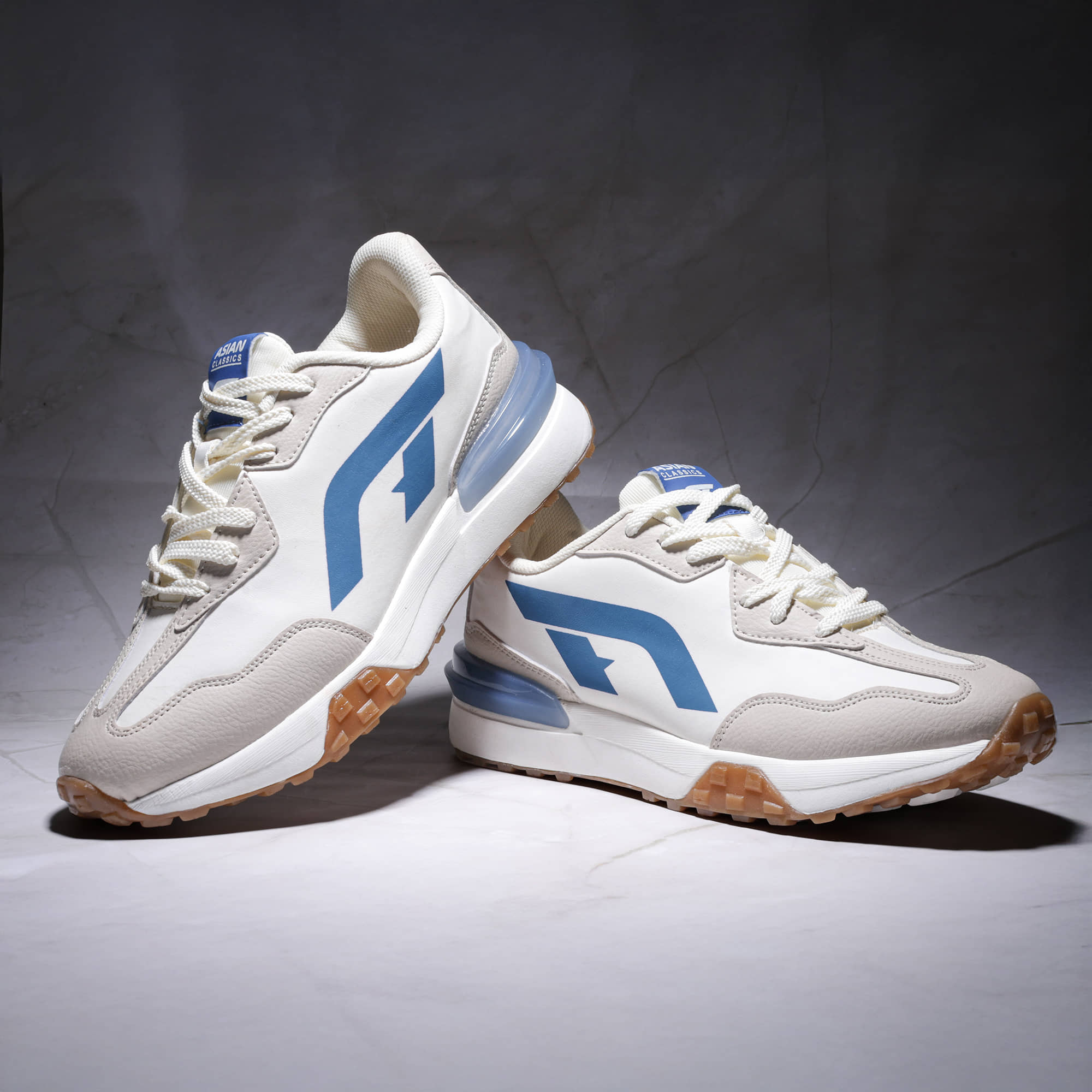 ASIAN POWERKICK-06 Cream Men's Sports Running Shoes - Sports Shoes | Buy online on ZillyBuy