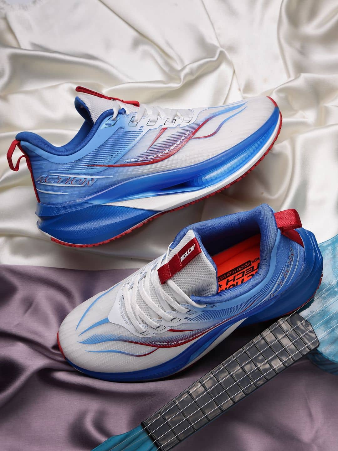 Action TURBO-2411 White Men's Sports Running Shoes - Sports Shoes | Buy online on ZillyBuy