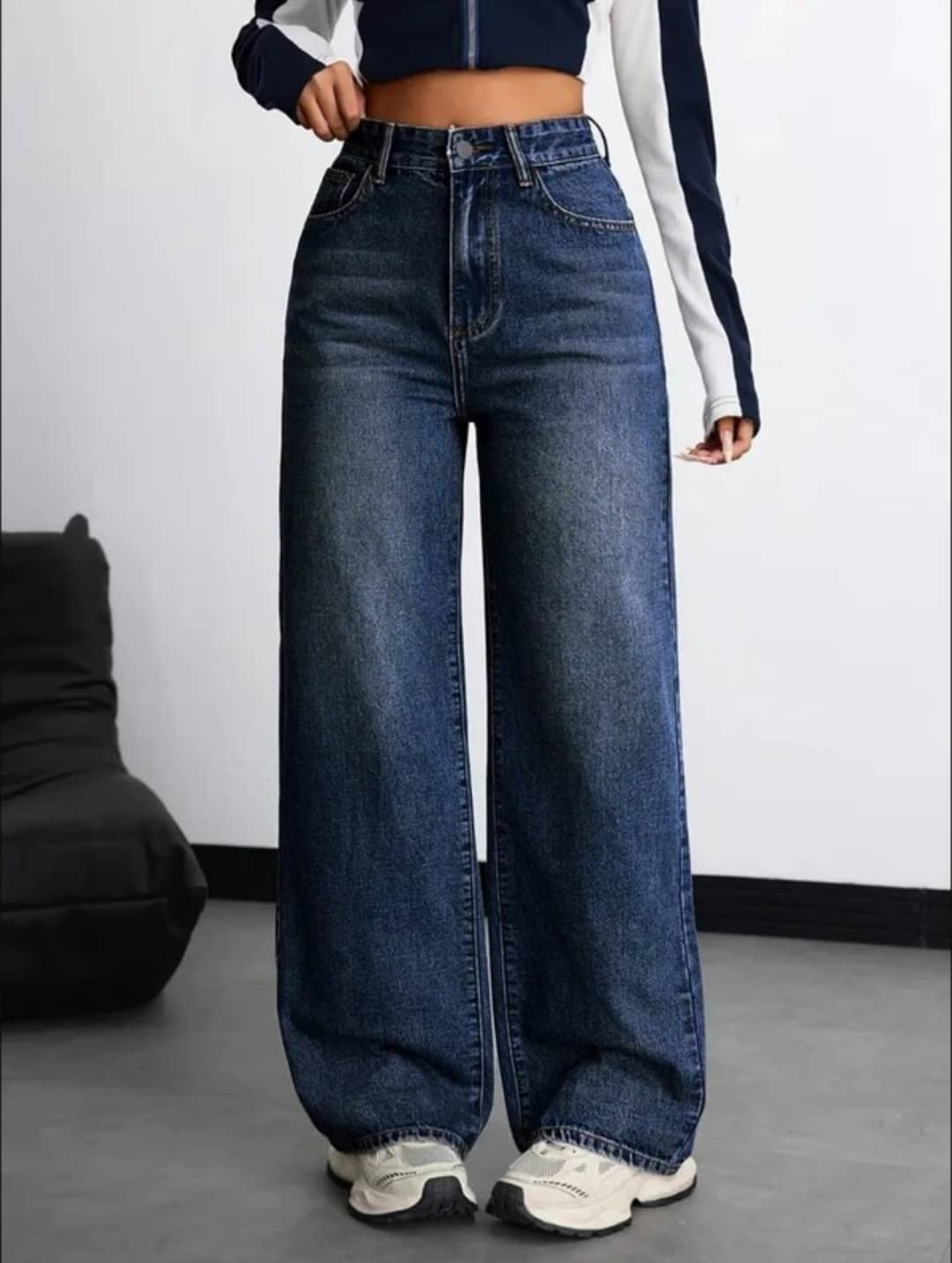 Gazal Fashions Women's Baggy High-Rise Jeans ( Blue ) - Jeans | Buy online on ZillyBuy