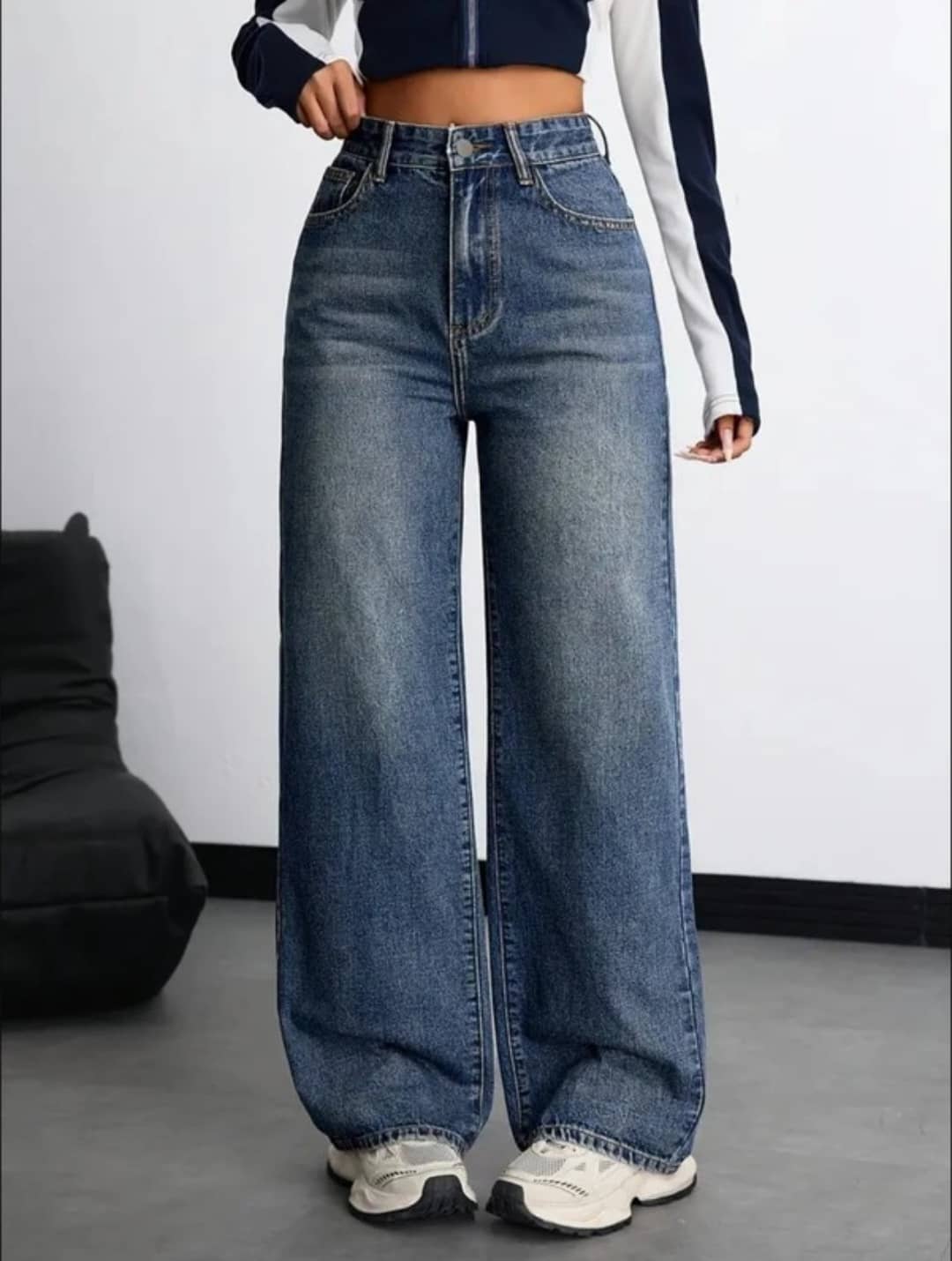 Gazal Fashions Women's Baggy High-Rise Jeans ( Blue ) - Jeans | Buy online on ZillyBuy