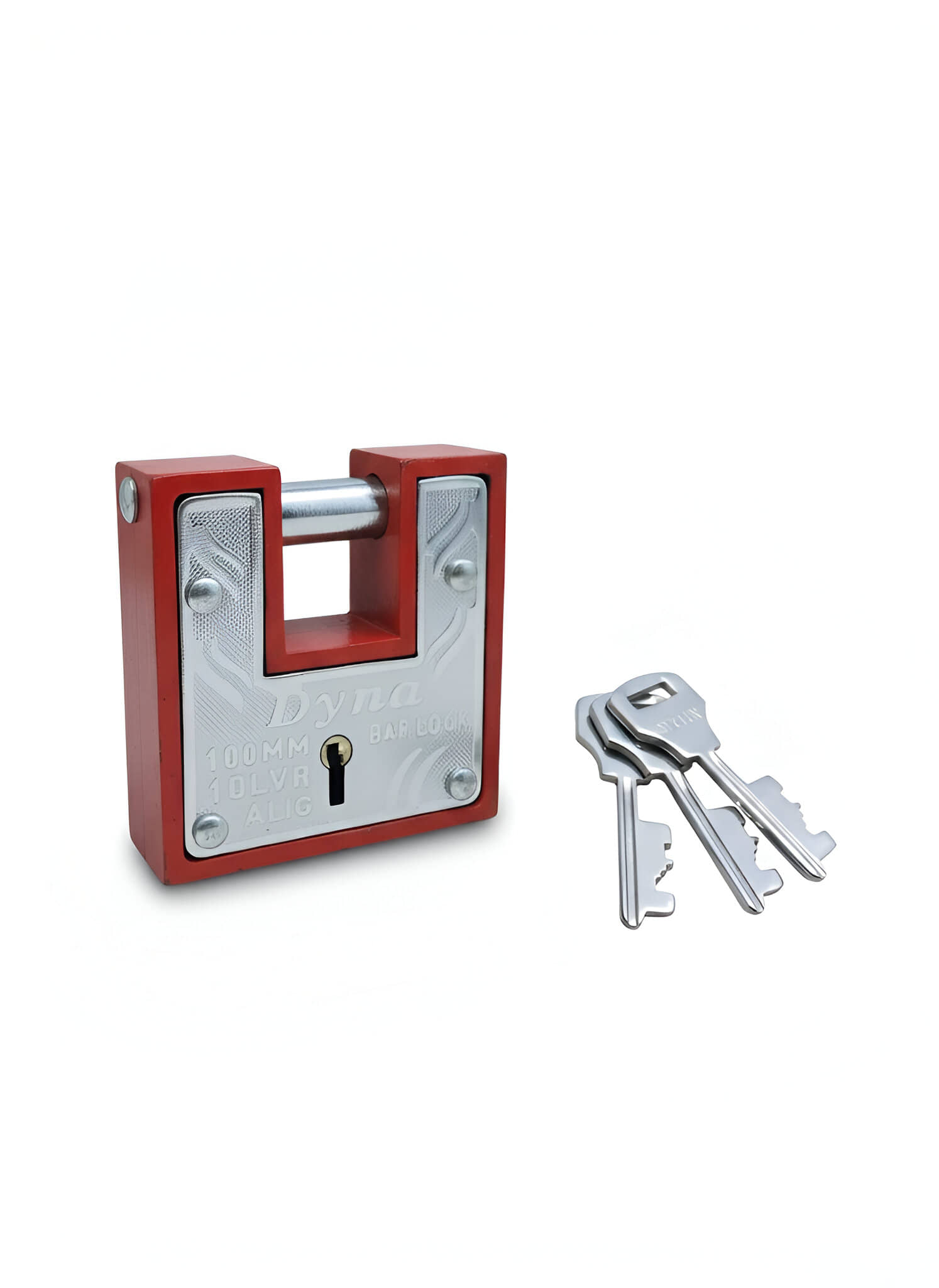 Malaikah Dyna 5G 100 mm Heavy Locks 10 Lever Comes With 3 Keys Pack of 1