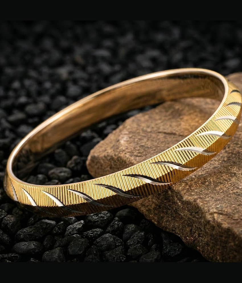 Style Wind Gold Kada ( Pack of 1 ) - Bangles & Bracelets | Buy online on ZillyBuy