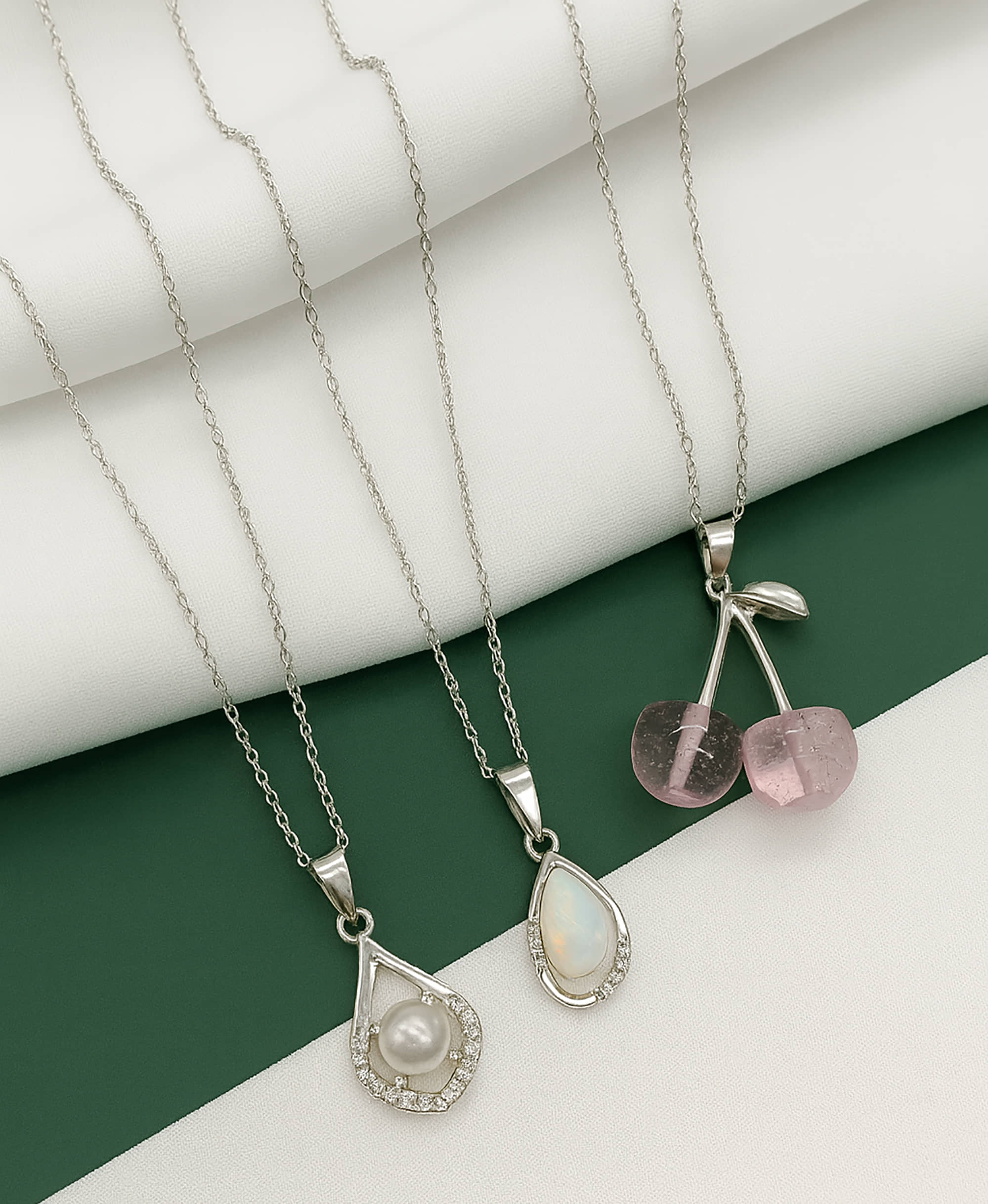SHANKHRAJ MA LL Silver Pendant ( Pack of 3 )