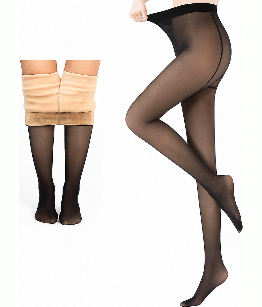 KALRA MAGIC Pack of 1 Women's Polyester Full Length Socks ( Black ) - Socks | Buy online on ZillyBuy