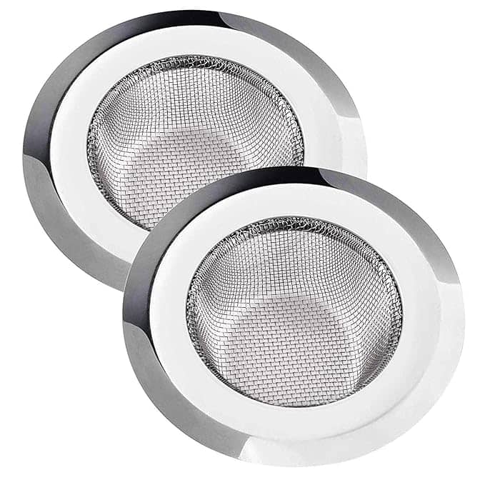 Multi Deal Kitchen Sink Strainer Stainless Steel Jali Waste Filter | Drain Basin Basket Filter Drainer Sink Jali 2pcs