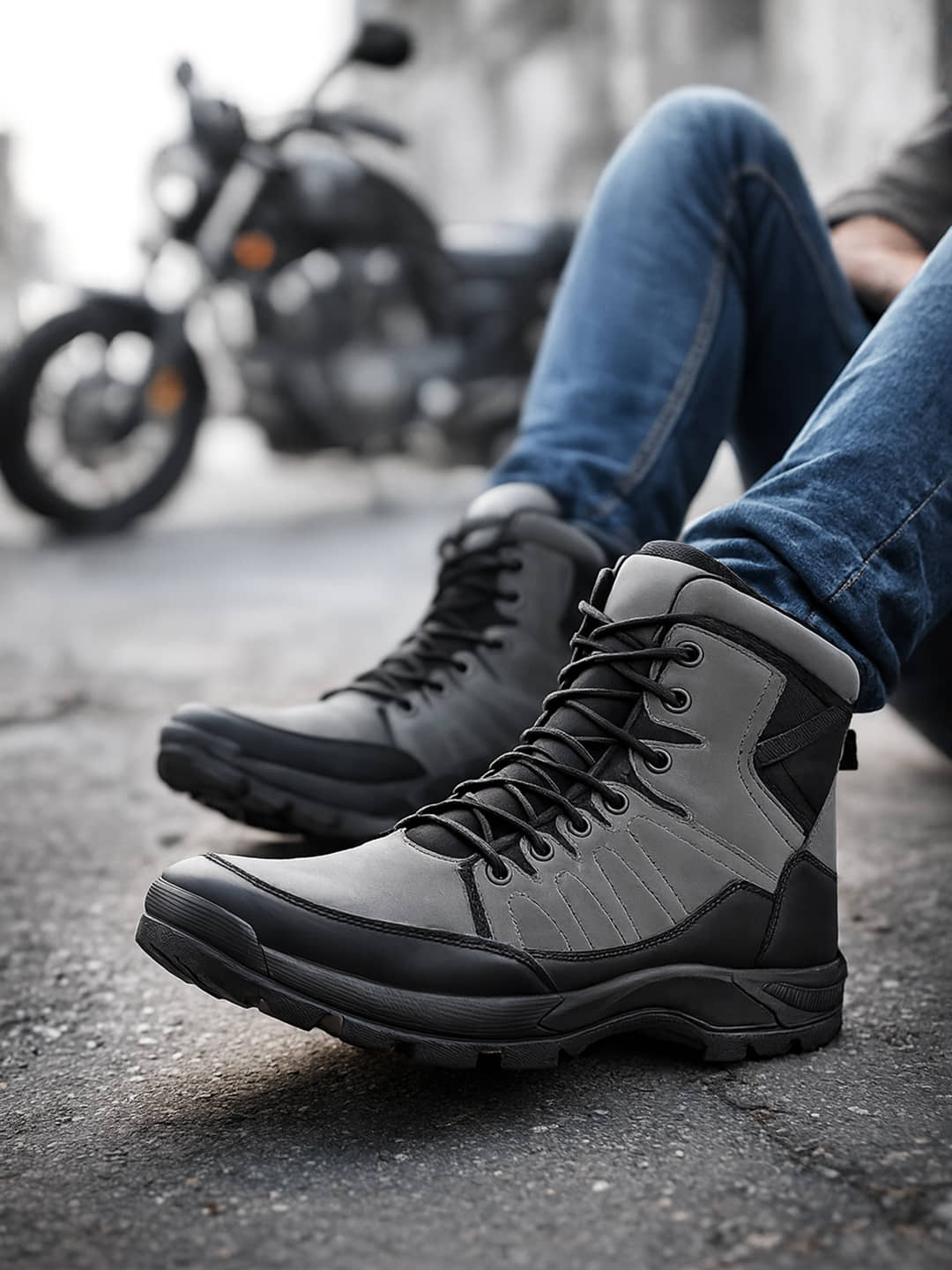 Prolific Gray Men's Hiking & Trekking Boots