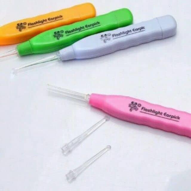 Purple Dust ear pick for kids with led light 1pc