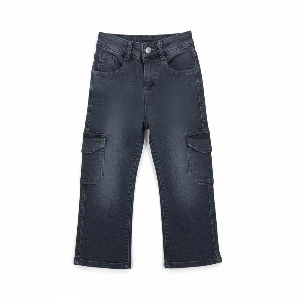 ICONIC ME Girls Denim Jeans ( Pack of 1 , Grey ) - Jeans | Buy online on ZillyBuy