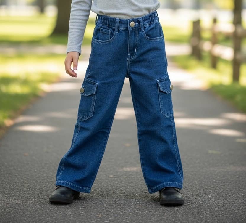ICONIC ME Girls Denim Jeans ( Pack of 1 , Denim Blue ) - Jeans | Buy online on ZillyBuy