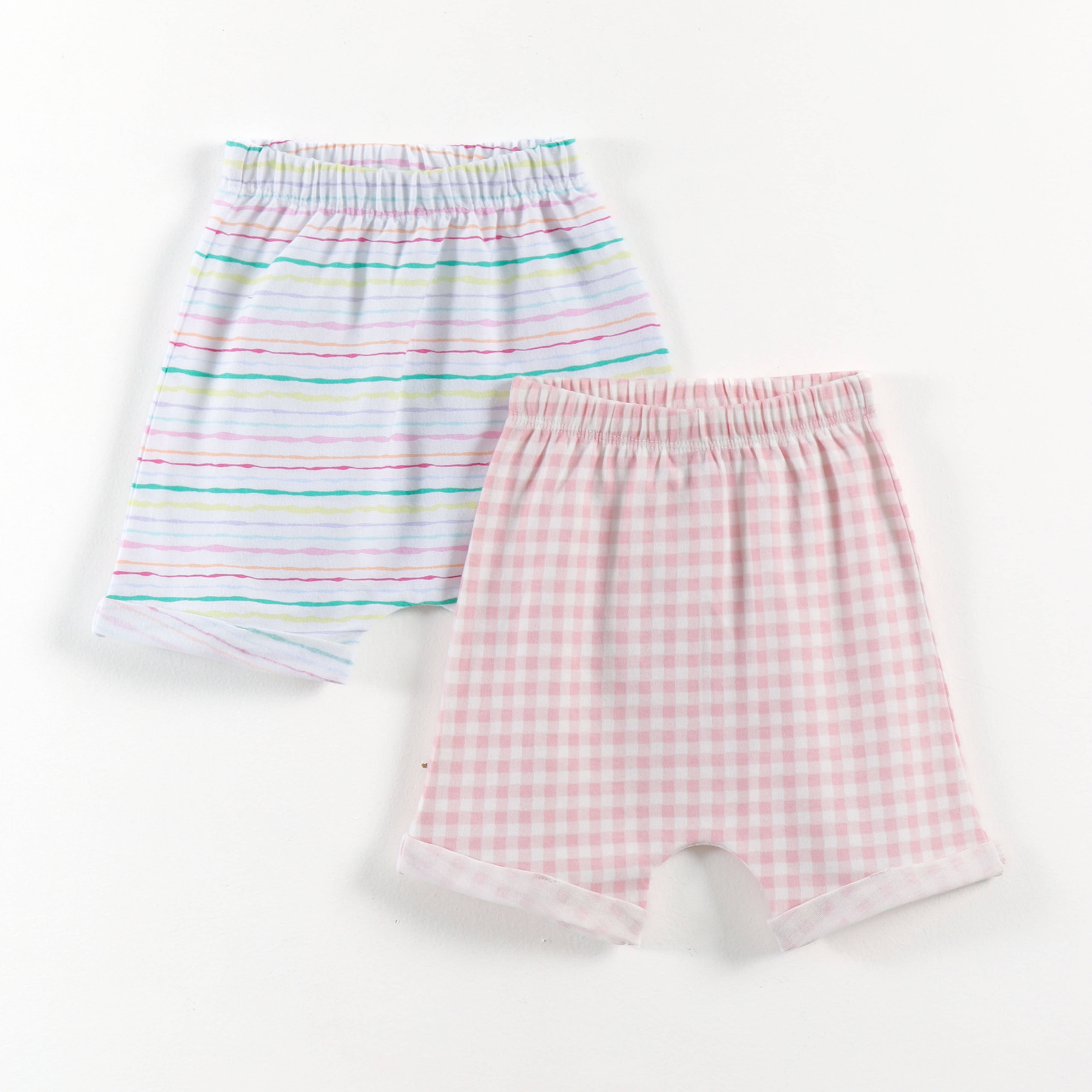 Juscubs Pack of 2 Baby Girls 100% Cotton Short ( Multicolor 1 ) - Shorts | Buy online on ZillyBuy
