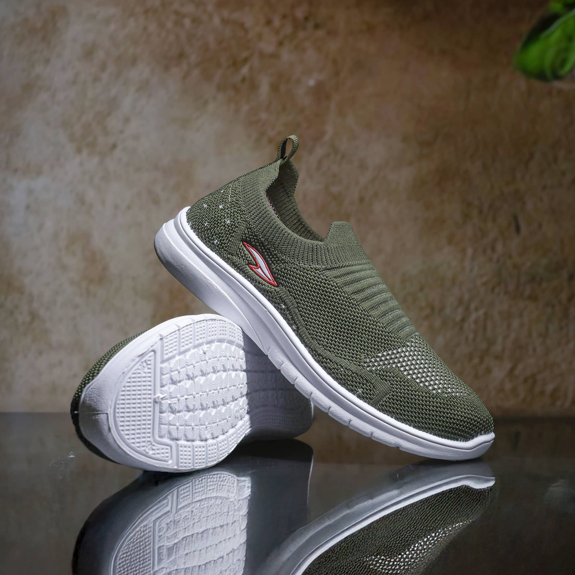 ASIAN MELODY-52 Olive Women's Slip On - Casual Shoes | Buy online on ZillyBuy