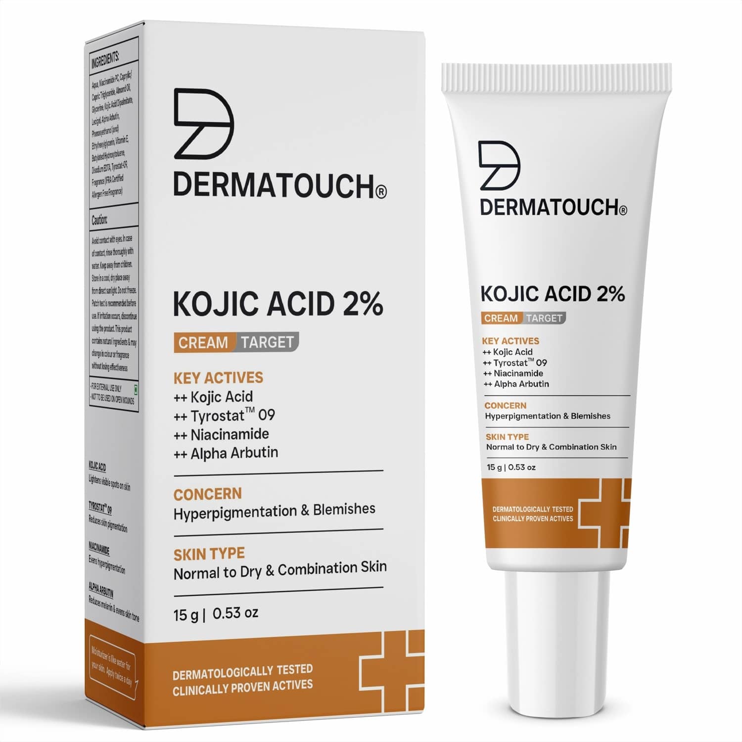 Dermatouch Day Cream All Skin Type Kojic Acid ( 15 gm )