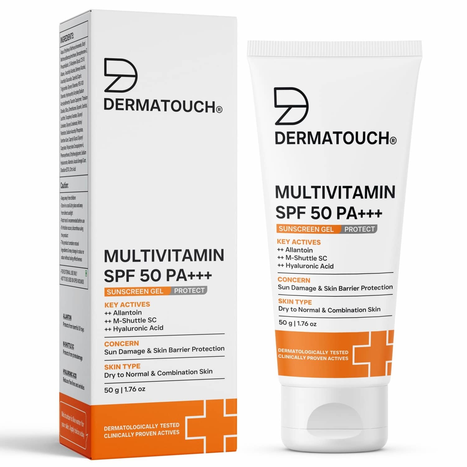 Dermatouch SPF 50 Sunscreen Cream For All Skin Type ( Pack of 1 )