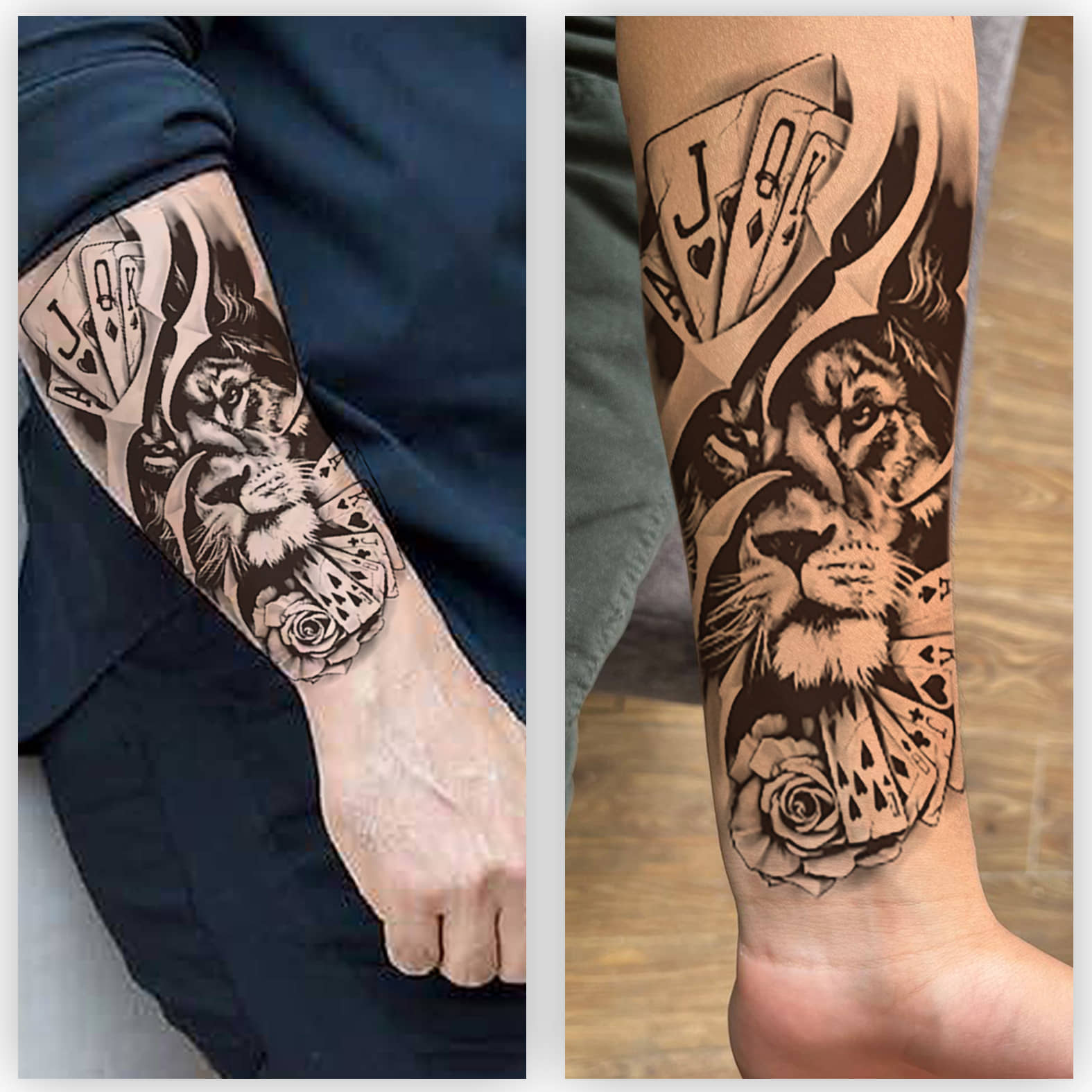 The Canvas Arts 4 Weeks Life Semipermanent Tattoo Realistic Look Body Tattoo