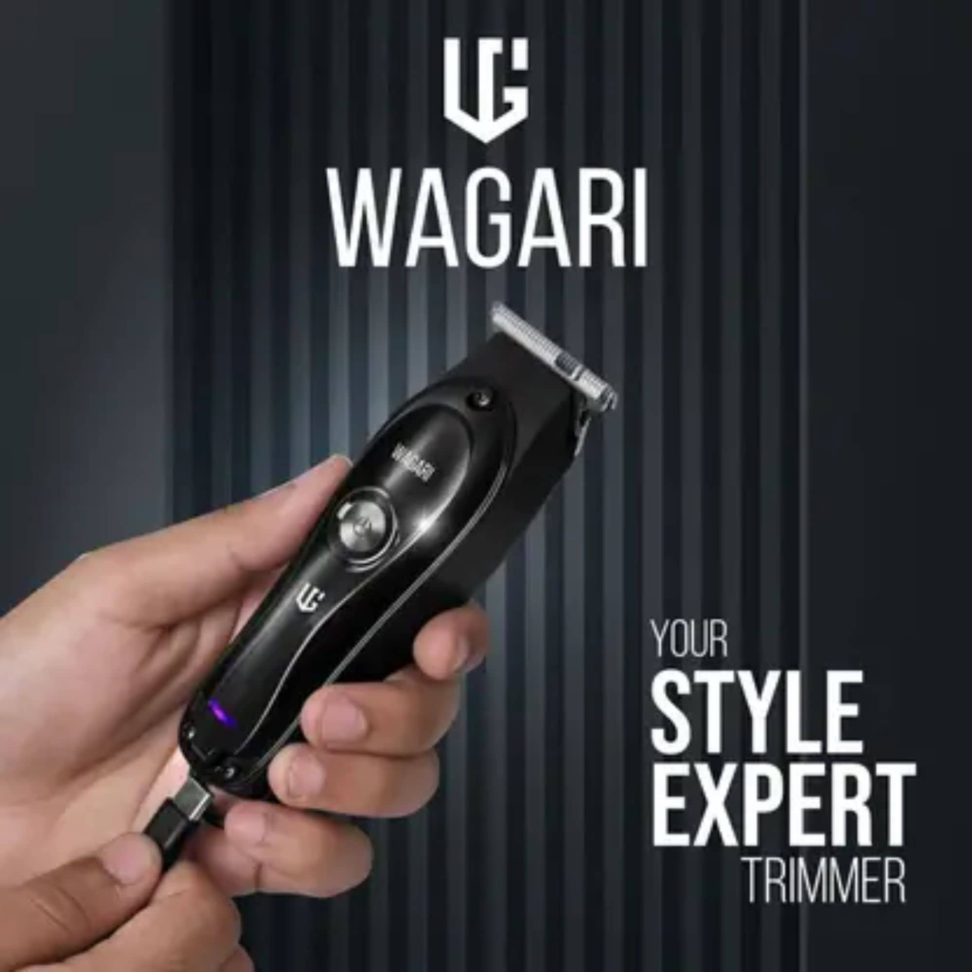 wagari AT 118 Black Cordless Beard Trimmer With 240 minutes Runtime