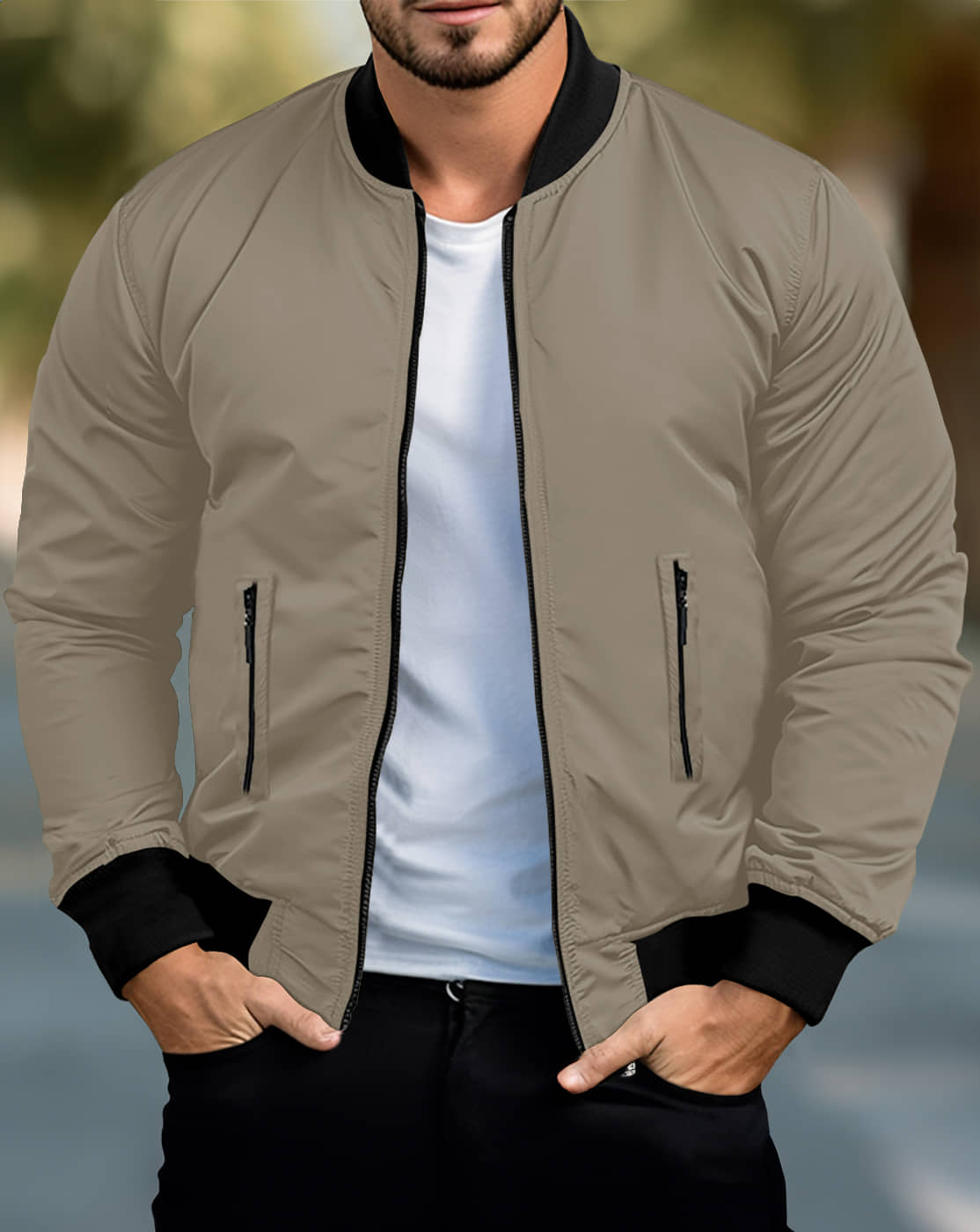 Eyebogler Polyester Men's Casual Jacket - Dark Grey ( Pack of 1 ) - Jackets & Coats | Buy online on ZillyBuy