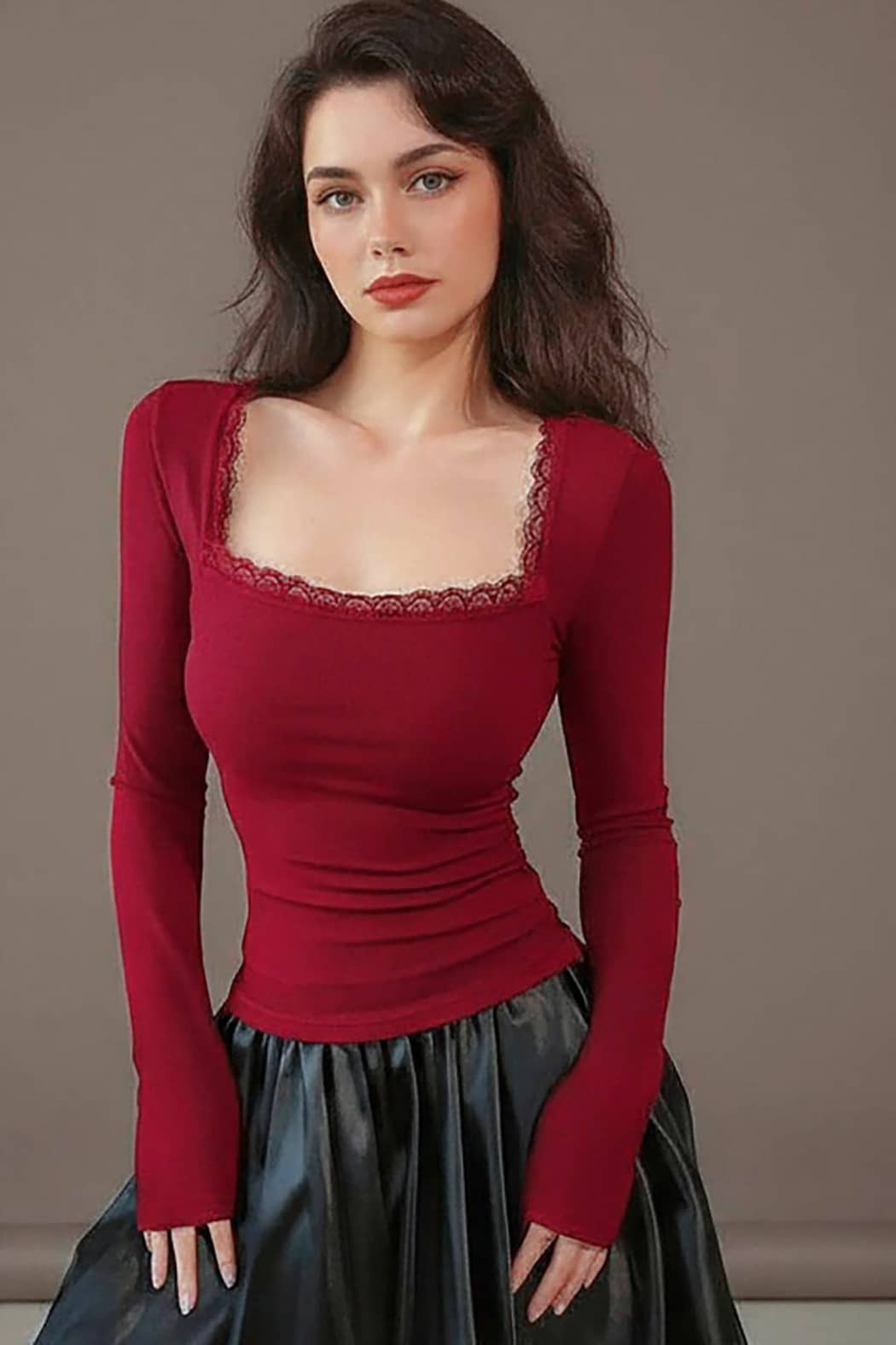 Istyle Can Women's Polyester Tank Top ( Maroon )