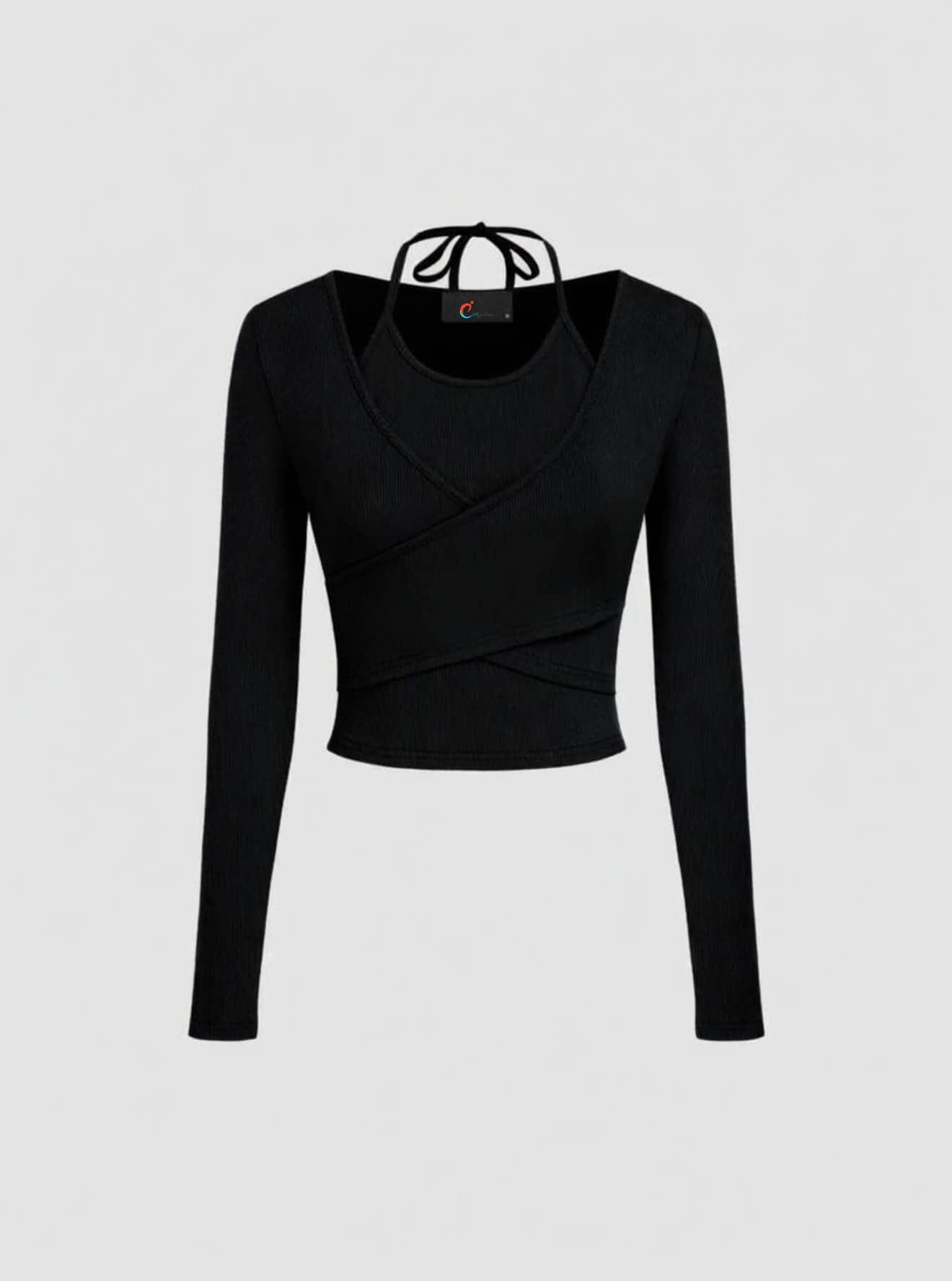 Istyle Can Women's Polyester Asymmetrical Top ( White )