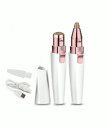 VTHIN white blwaless White Cordless Eyebrow Trimmer With 30 minutes Runtime