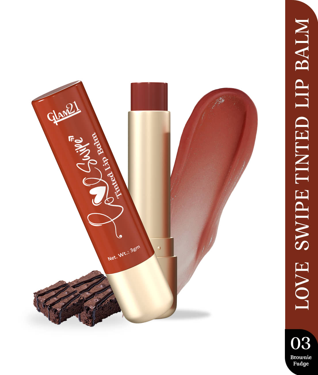 Glam21 Glossy Lip Balm ( Pack of 1 )