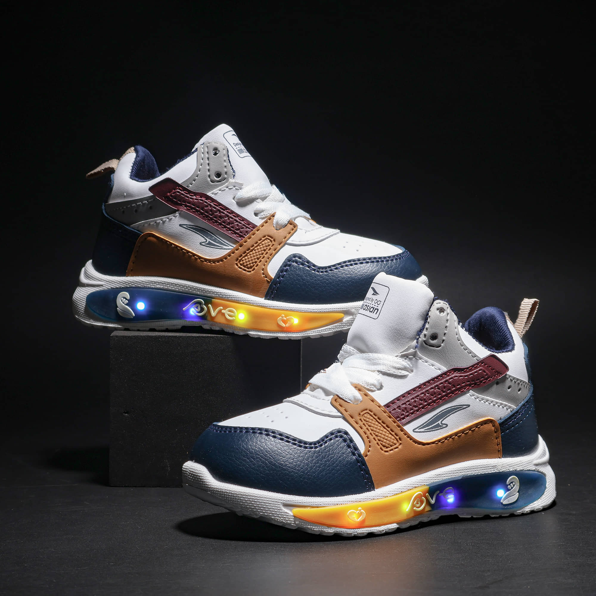 ASIAN BLINKY-12 7X11 White Boy's LED Shoes - Casual Shoes | Buy online on ZillyBuy