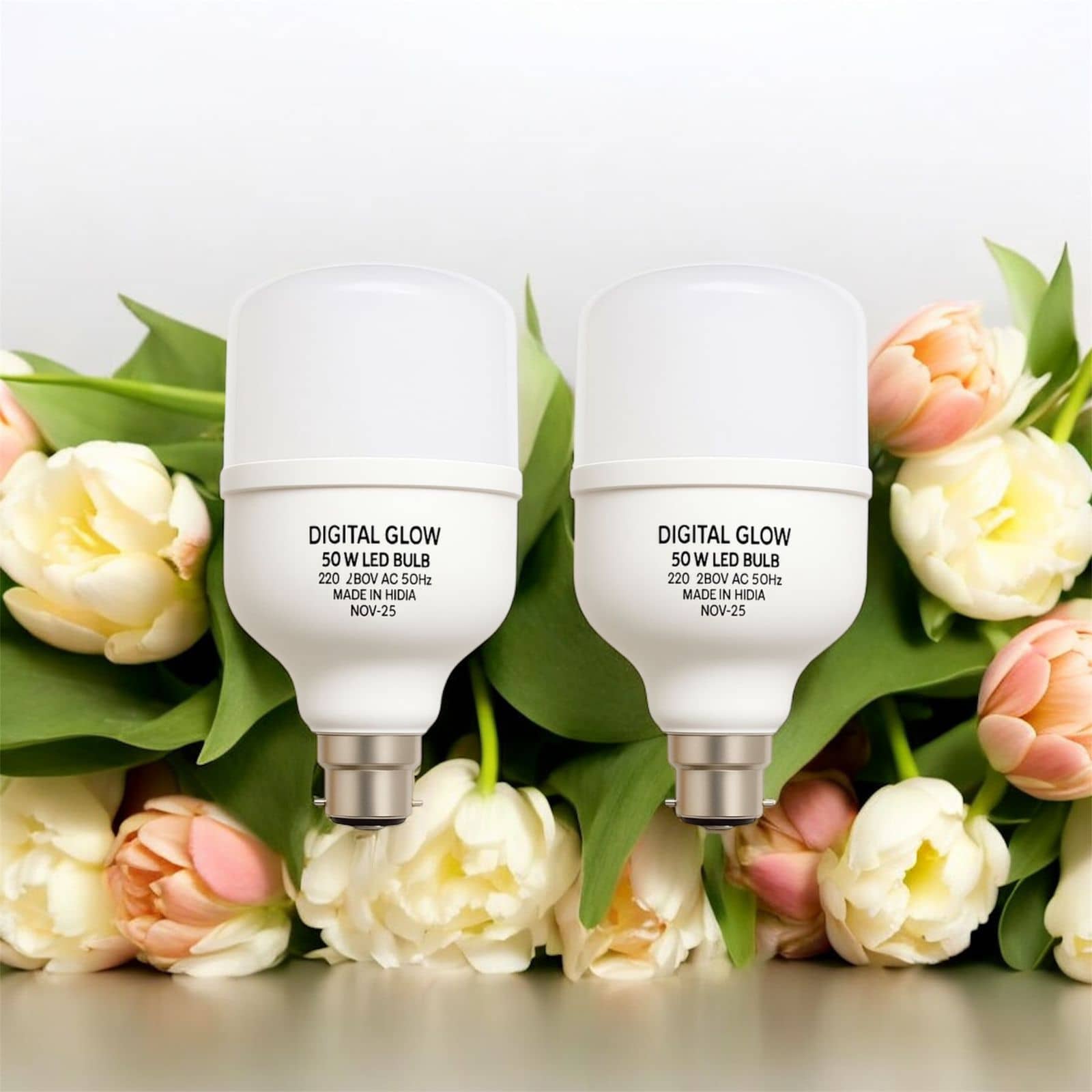 Digital glow 50W Cool Day Light LED Bulb ( Pack of 2 )