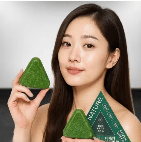 Treszo Antibacterial Seven Green Shampoo Bar Soap Soap for All Skin Type ( Pack of 1 )