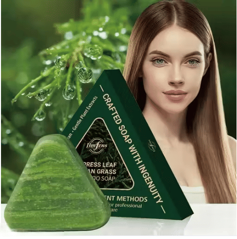 Treszo Antibacterial Seven Green Shampoo Bar Soap Soap for All Skin Type ( Pack of 1 )