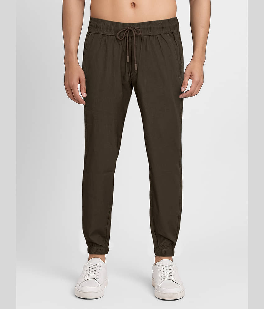 plounge Regular Men's Joggers - Coffee ( Pack of 1 ) - Trousers | Buy online on ZillyBuy