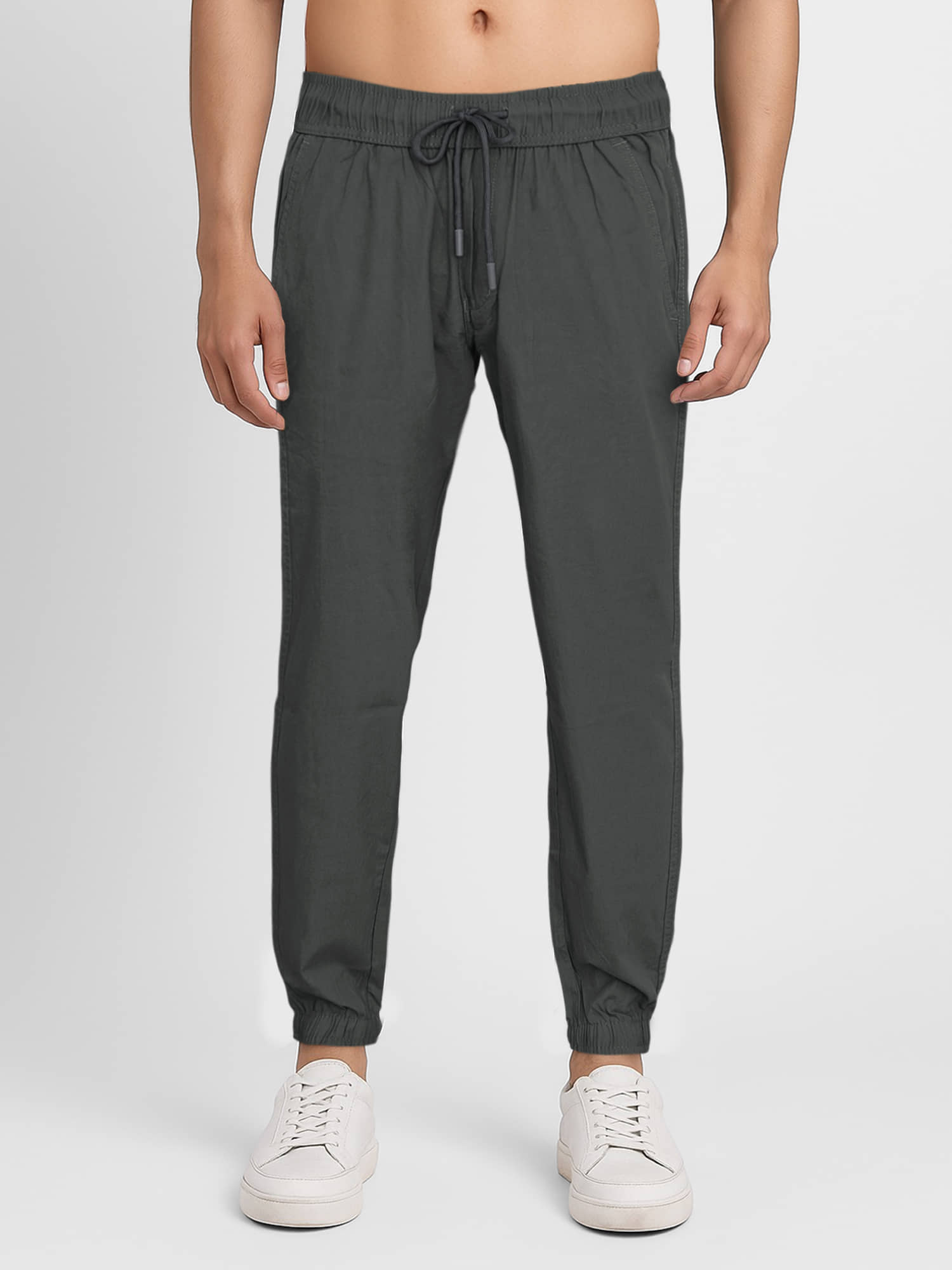 plounge Regular Men's Joggers - Grey ( Pack of 1 ) - Trousers | Buy online on ZillyBuy