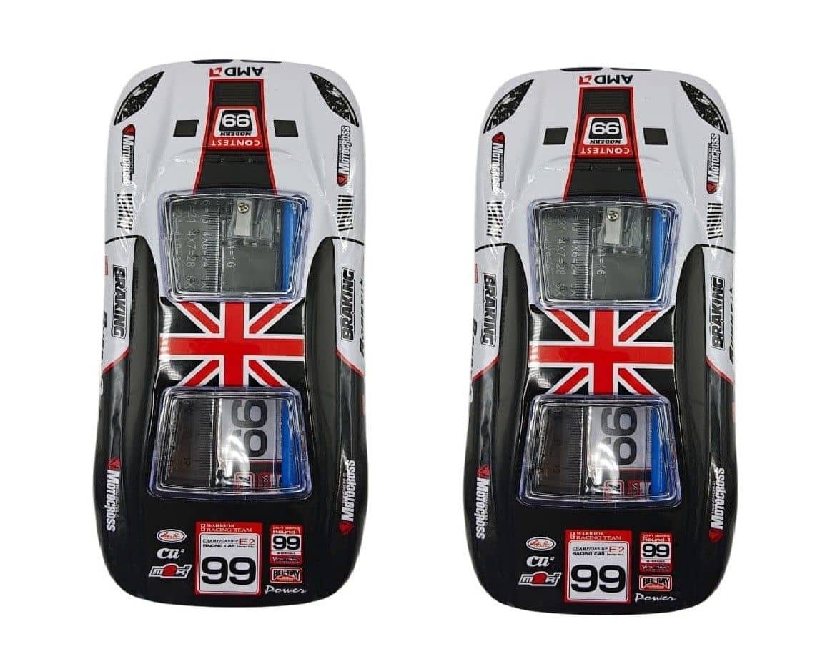 Freedy 2Ps Racing Car Pencil Box for Boys|Pencil Boxes for Boys Cars Art Metal Pencil Box any random color and design will sent D