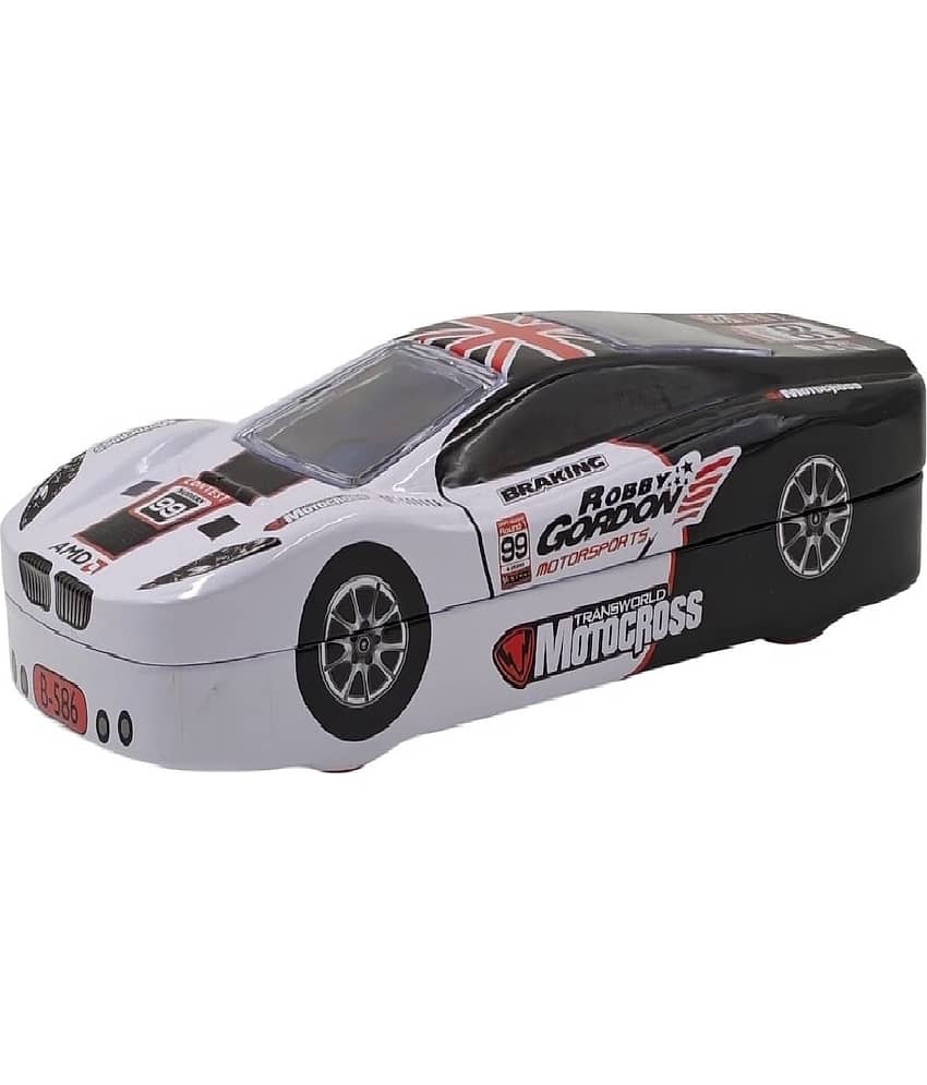 Freedy Racing Car Pencil Box for Boys|Pencil Boxes for Boys Cars Art Metal Pencil Box any random color and design will sent A - Stationery | Buy online on ZillyBuy
