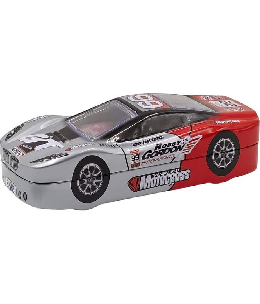 Freedy Racing Car Pencil Box for Boys|Pencil Boxes for Boys Cars Art Metal Pencil Box any random color and design will sent B - Stationery | Buy online on ZillyBuy