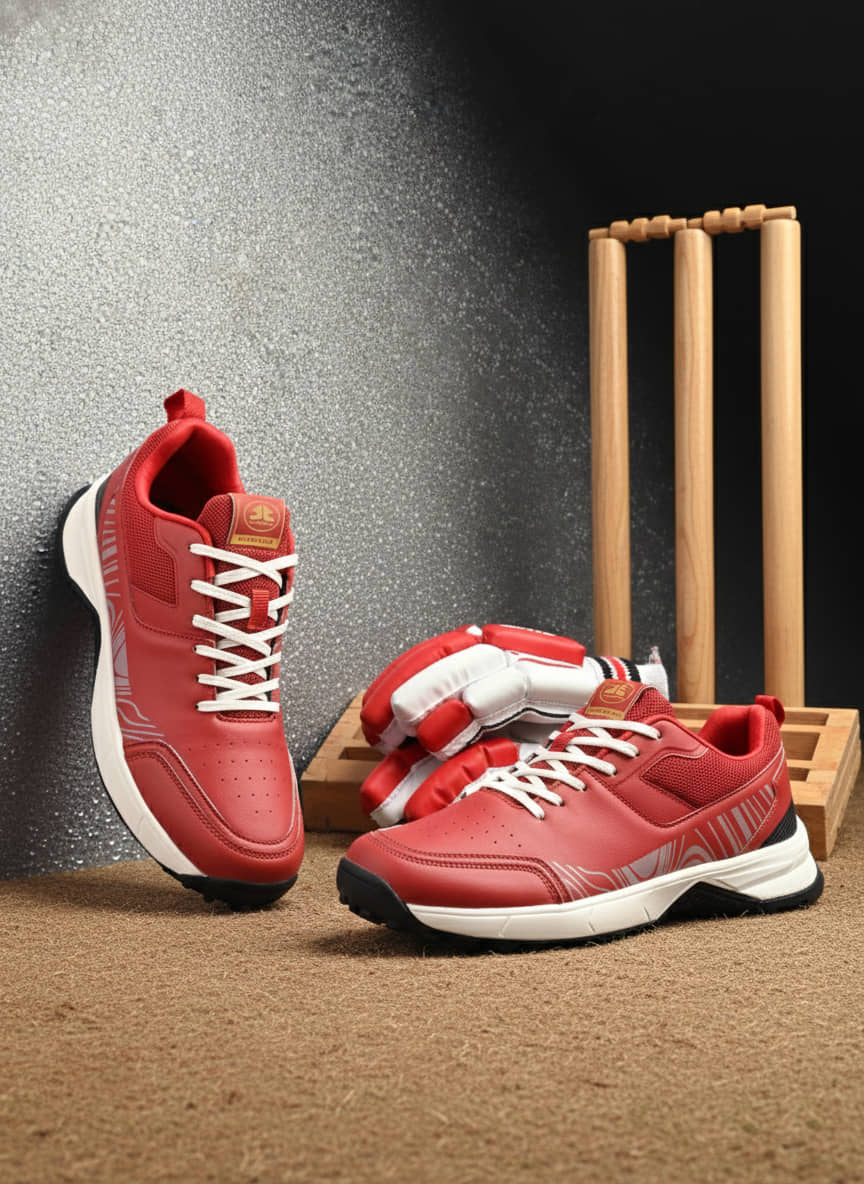 OFF LIMITS YORKSHIRE Red Cricket Shoes - Sports Shoes | Buy online on ZillyBuy