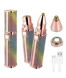 VTHIN 2 in 1 epilator Pink Cordless Beard Trimmer With 60 minutes Runtime