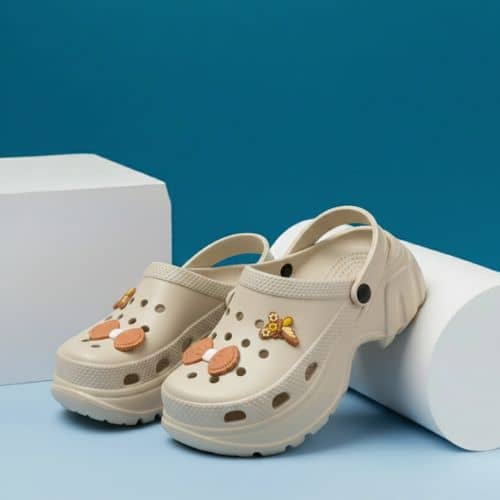 ZOOMBIE Beige Women's Slide Flip Flop