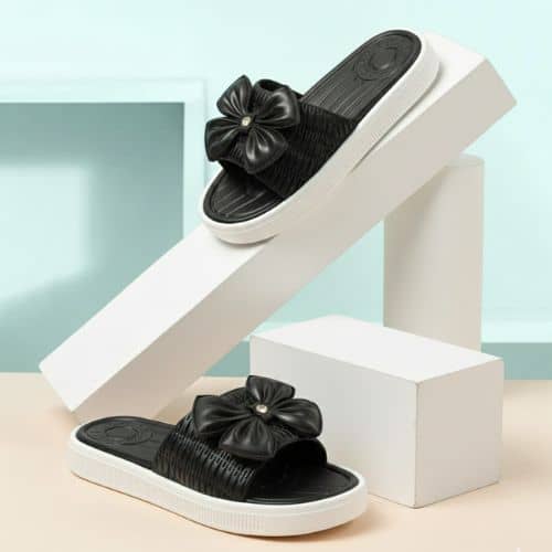 ZOOMBIE Black Women's Slide Flip Flop