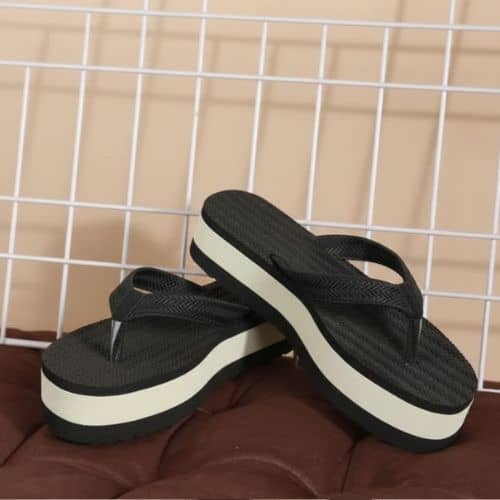 ZOOMBIE Black Women's Thong Flip Flop