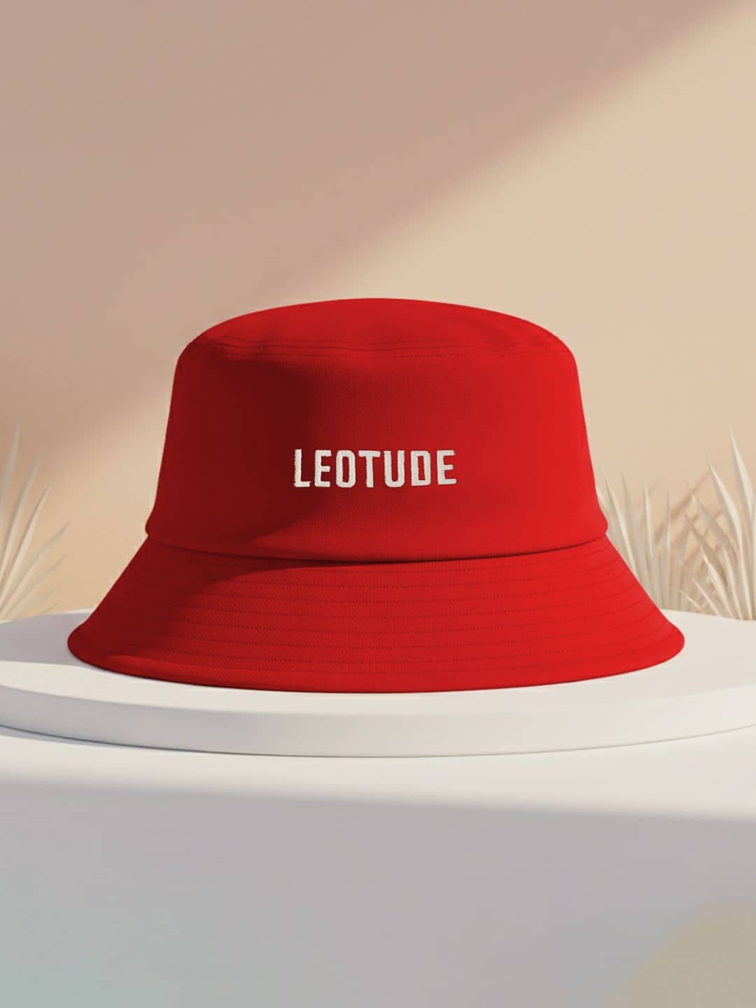 Leotude Pack of 1 Cotton Blend Men's Cap ( Red )