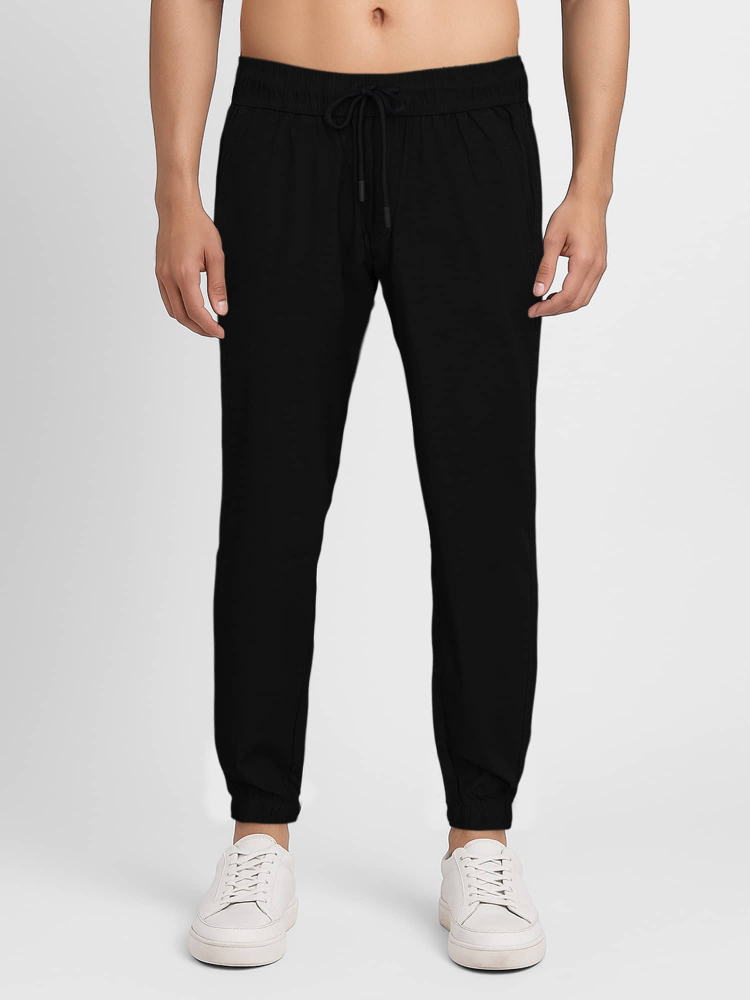 plounge Regular Men's Joggers - Black ( Pack of 1 ) - Trousers | Buy online on ZillyBuy
