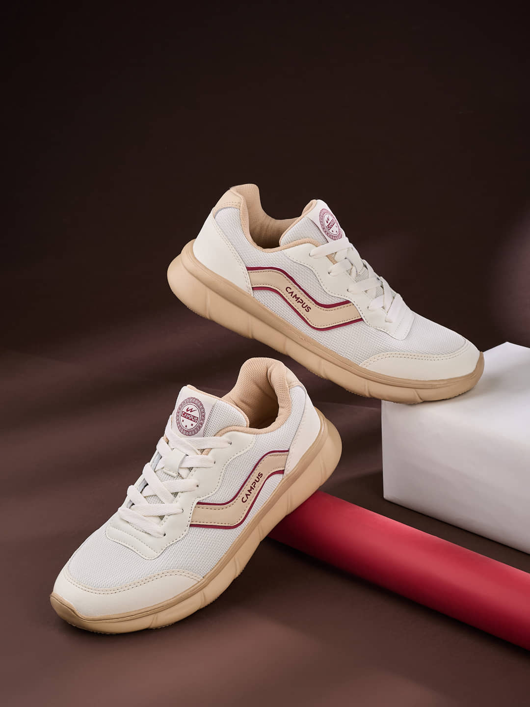 Campus EVARO Beige Men's Sports Running Shoes - Sports Shoes | Buy online on ZillyBuy