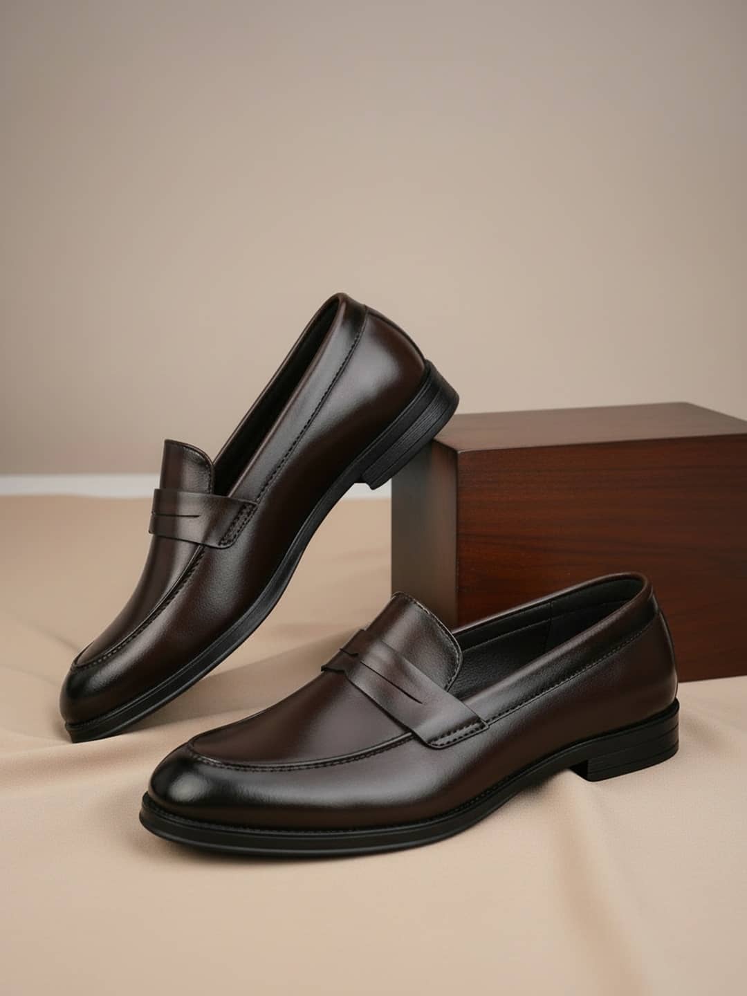 Fentacia Brown Men's Mocassin Formal Shoes - Formal Shoes | Buy online on ZillyBuy