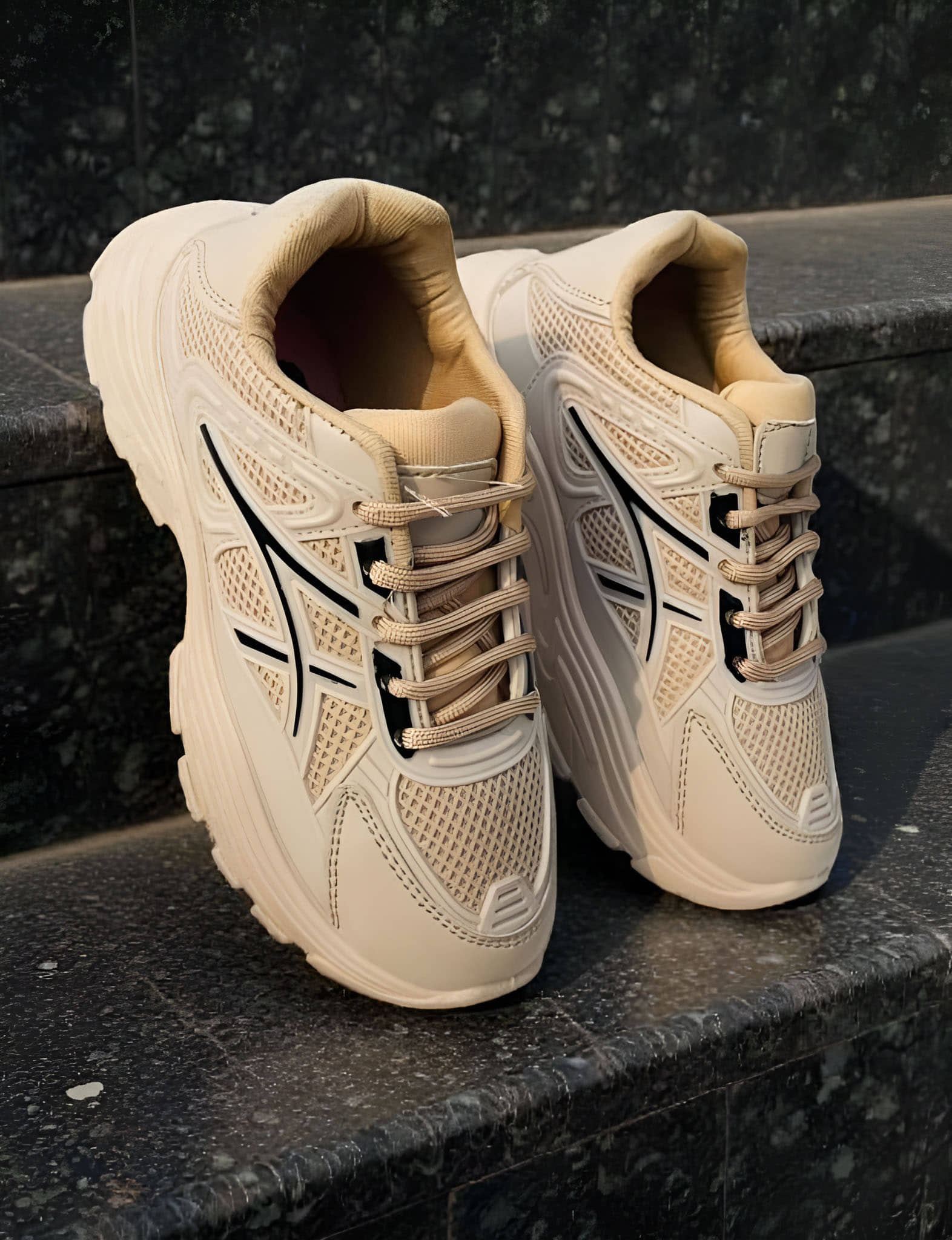Fabbmate Beige Women's Sneakers - Casual Shoes | Buy online on ZillyBuy