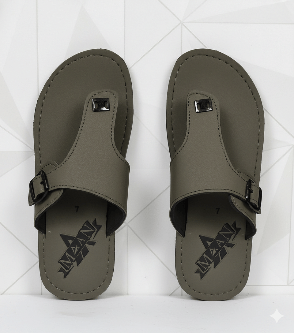 MAAN Green Men's Thong Flip Flop